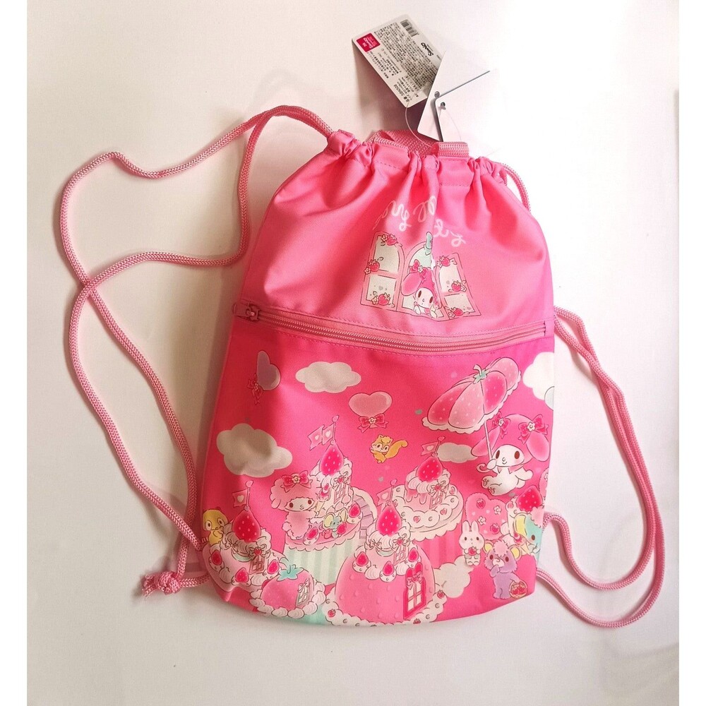 Sanrio my melody drawstring backpack